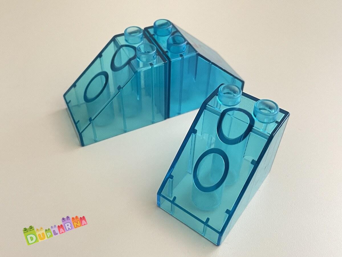 Lego Duplo - Zkosená / Střecha průhledná