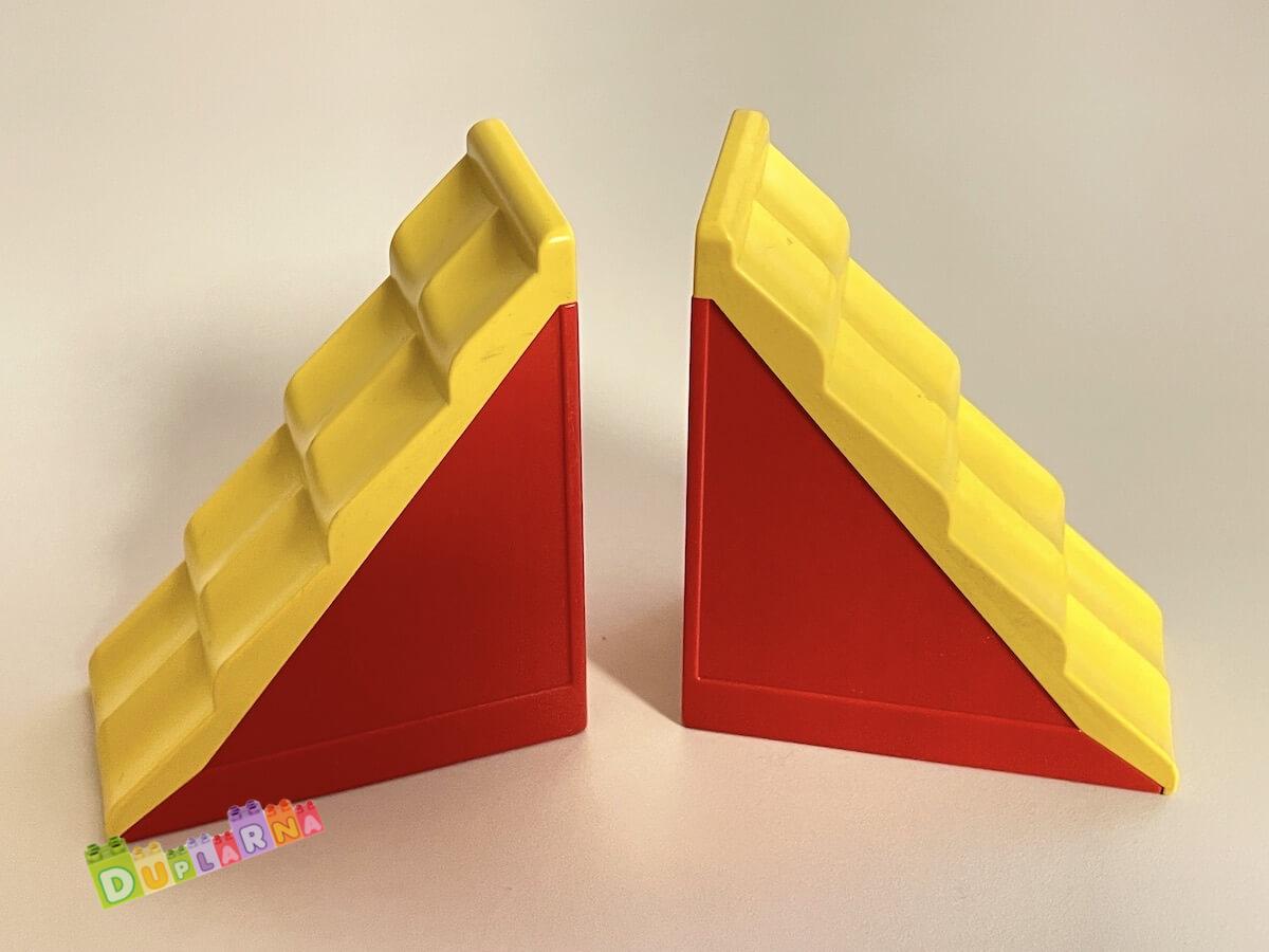Lego Duplo - Střecha úzká / červená - žlutá