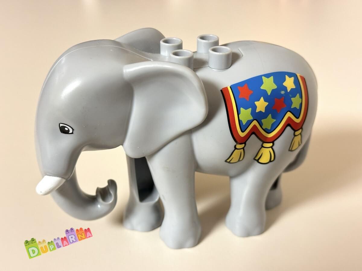 Lego Duplo Slon velký s kly z Cirkusu