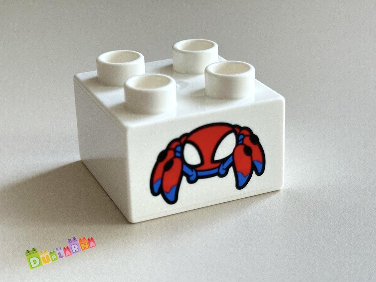 Lego Duplo - Kostka s potiskem - Spiderman / pavouk
