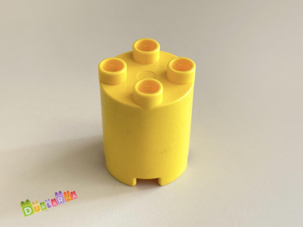 Lego Duplo - Kostka / kostky 2x2x2 kulatá žlutá