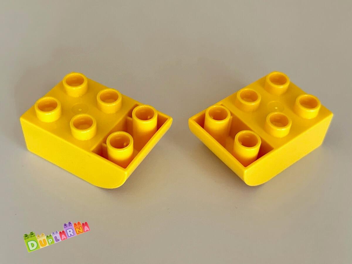 Lego Duplo Kostka 2x3 zaoblená obrácená