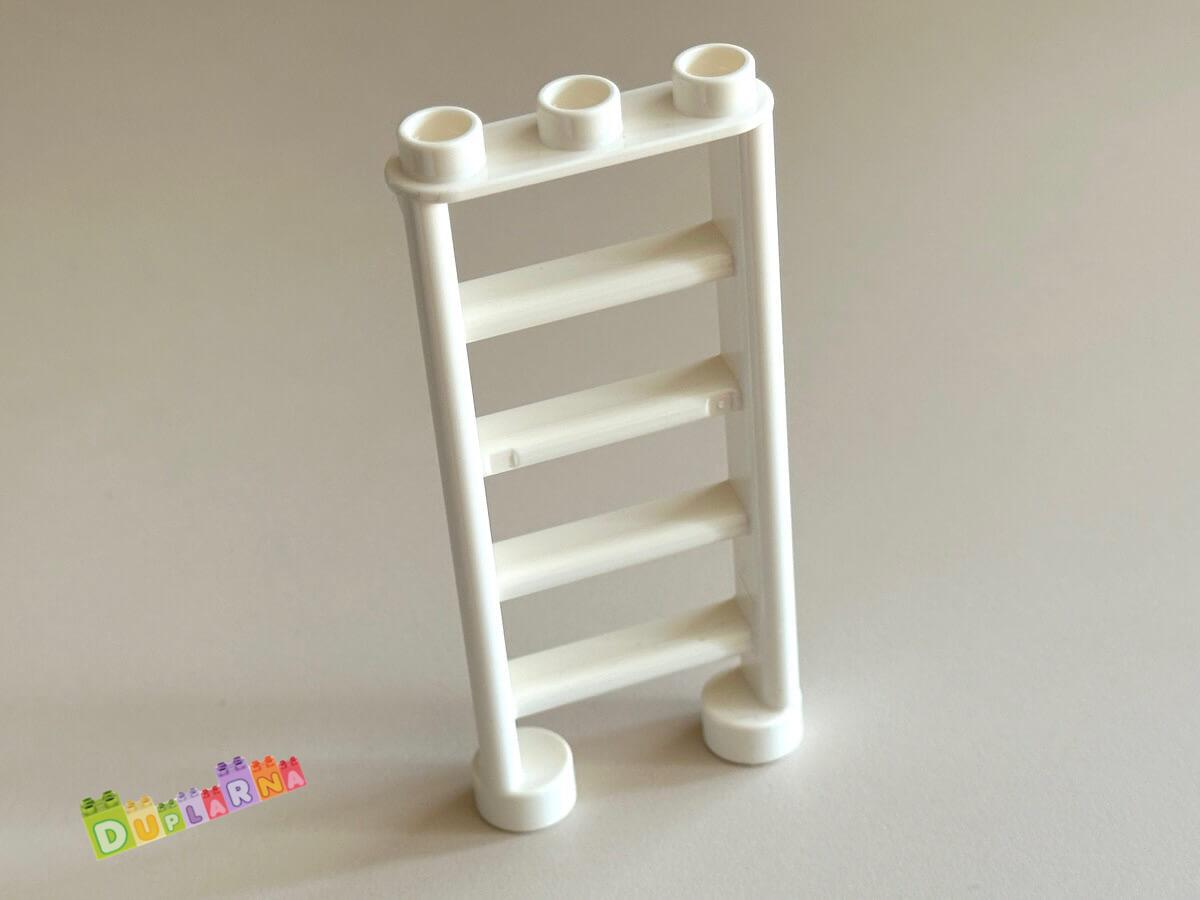Lego Duplo žebřík, schody - bílý