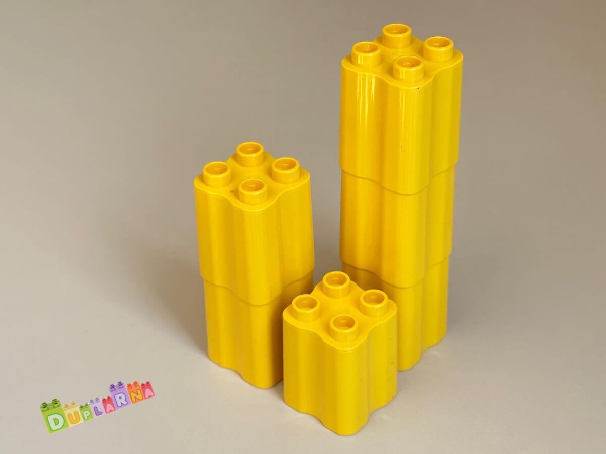 Lego Duplo - Kostka / kostky 2x2x2 žlutá