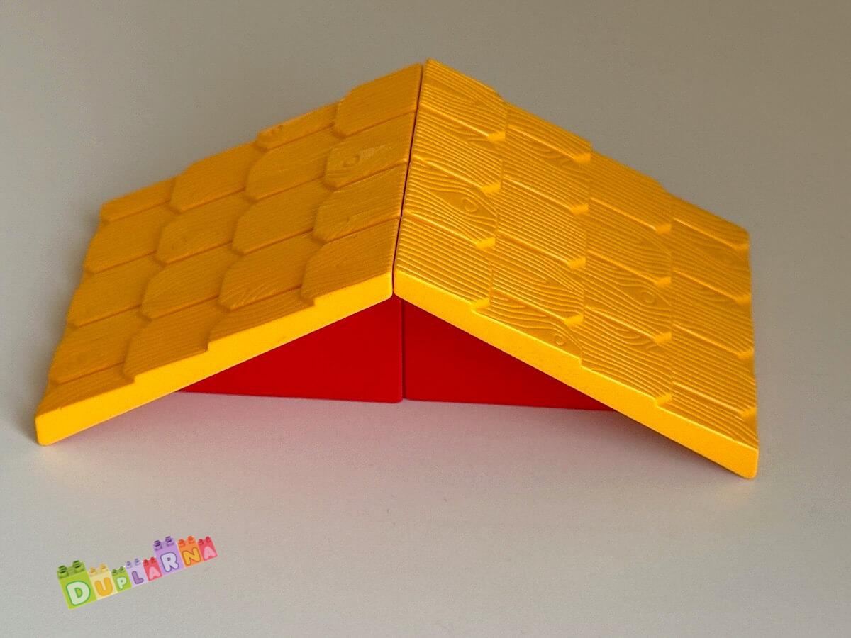 Lego Duplo - Střecha oranžovo - červená