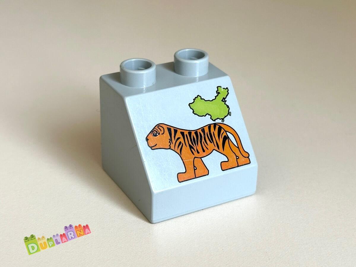 Lego Duplo - Kostka s potiskem - tygr
