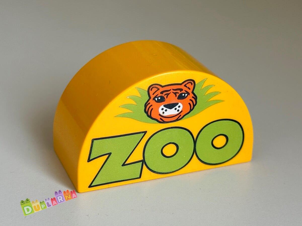 Lego Duplo - Kostka 2x4x2 s potiskem - ZOO