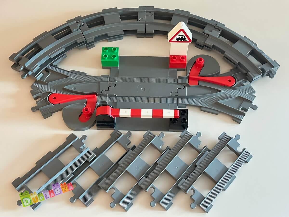 Lego Duplo 10506 - Rozšíření / Koleje výhybky a přejezd pro vlak