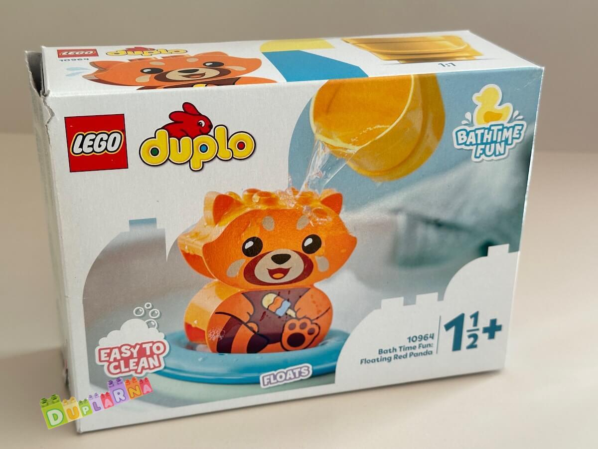 Lego Duplo 10964 - Legrace ve vaně: Plovoucí panda červená