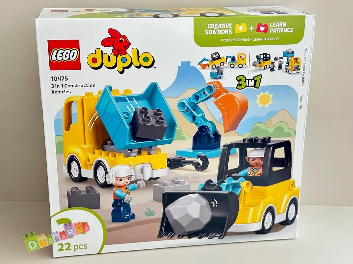 Lego Duplo 10475 - Vozidla na stavbě 3 v 1