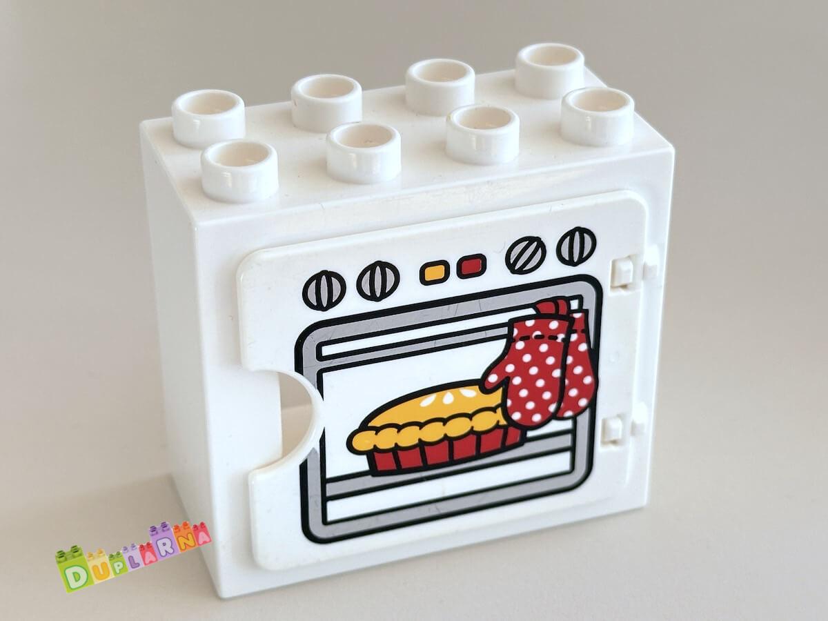 Lego Duplo okno bílé / trouba - kuchyně