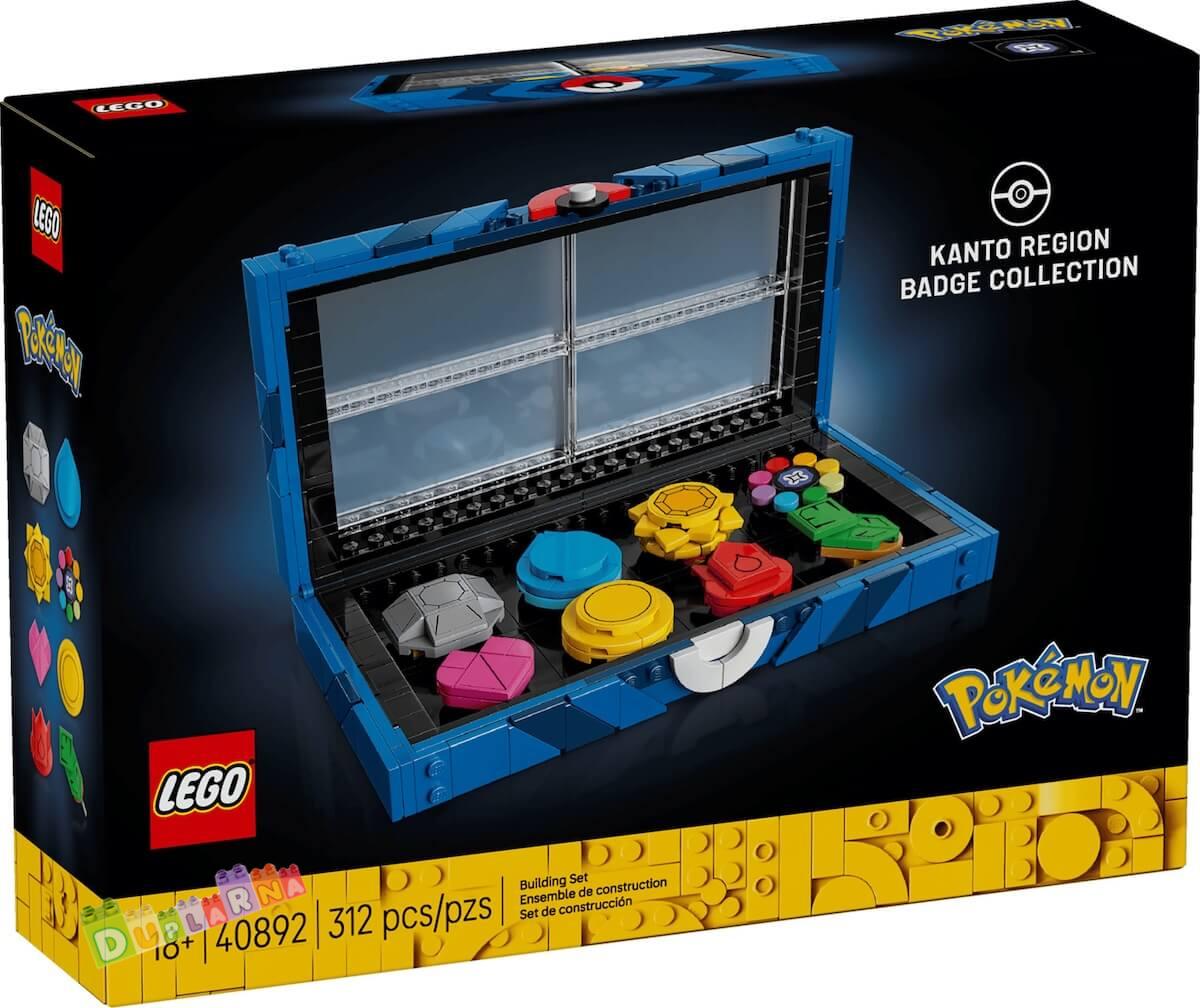 Lego Pokémon VIP 40892 - Sbírka odznaků oblasti Kanto