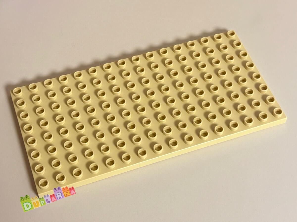 Lego Duplo deska / podložka 8x16 - béžová