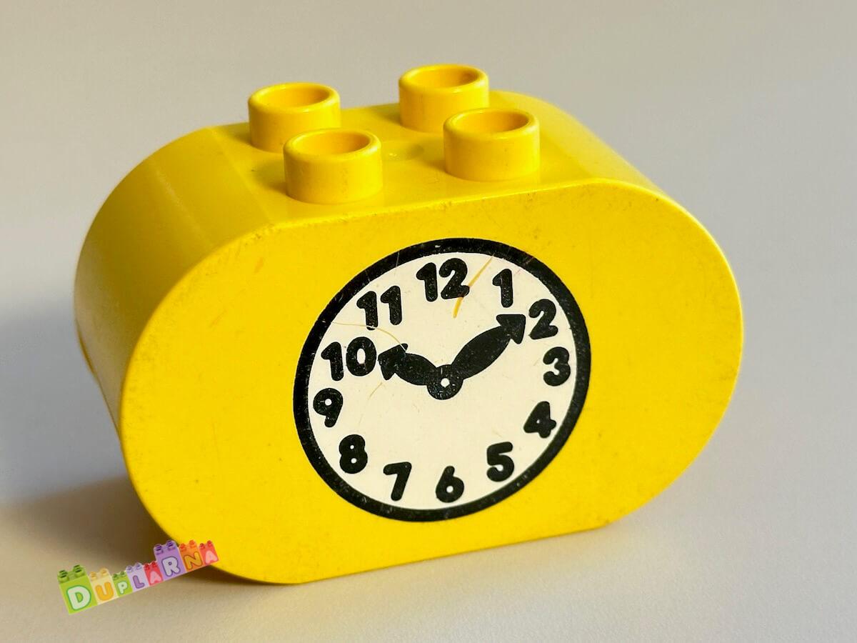 Lego Duplo - Kostka s potiskem - hodiny