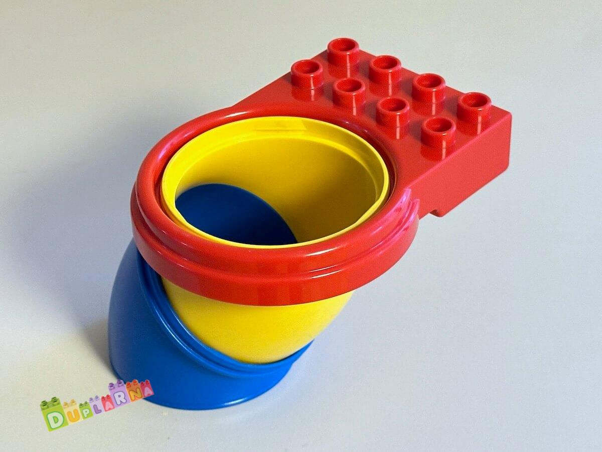 Lego Duplo - Držák + potrubí na kuličkovou dráhu