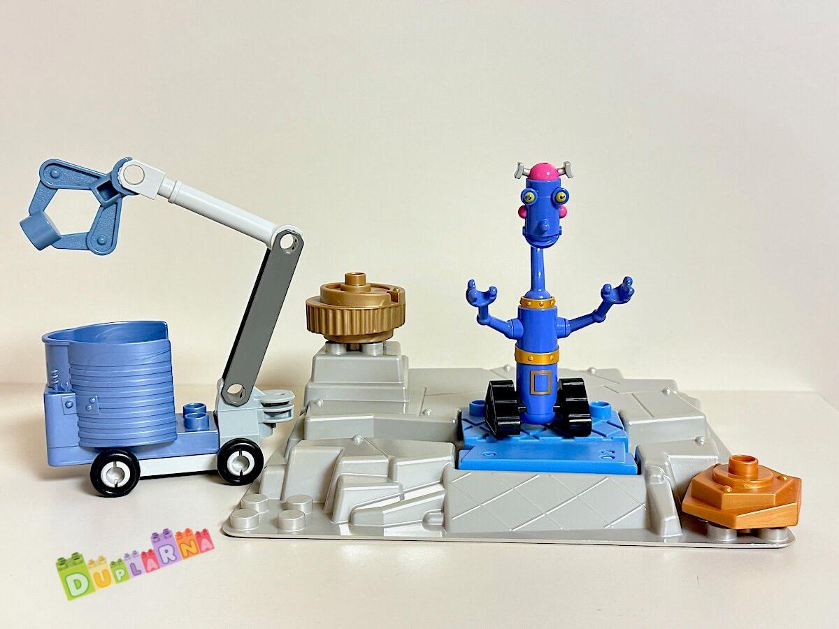 Lego podložka a robot - Figurka Little Robots