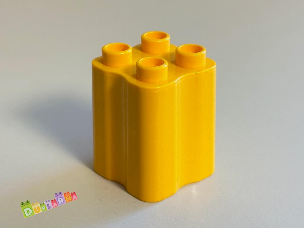 Lego Duplo - Kostka / kostky 2x2x2 světle oranžová