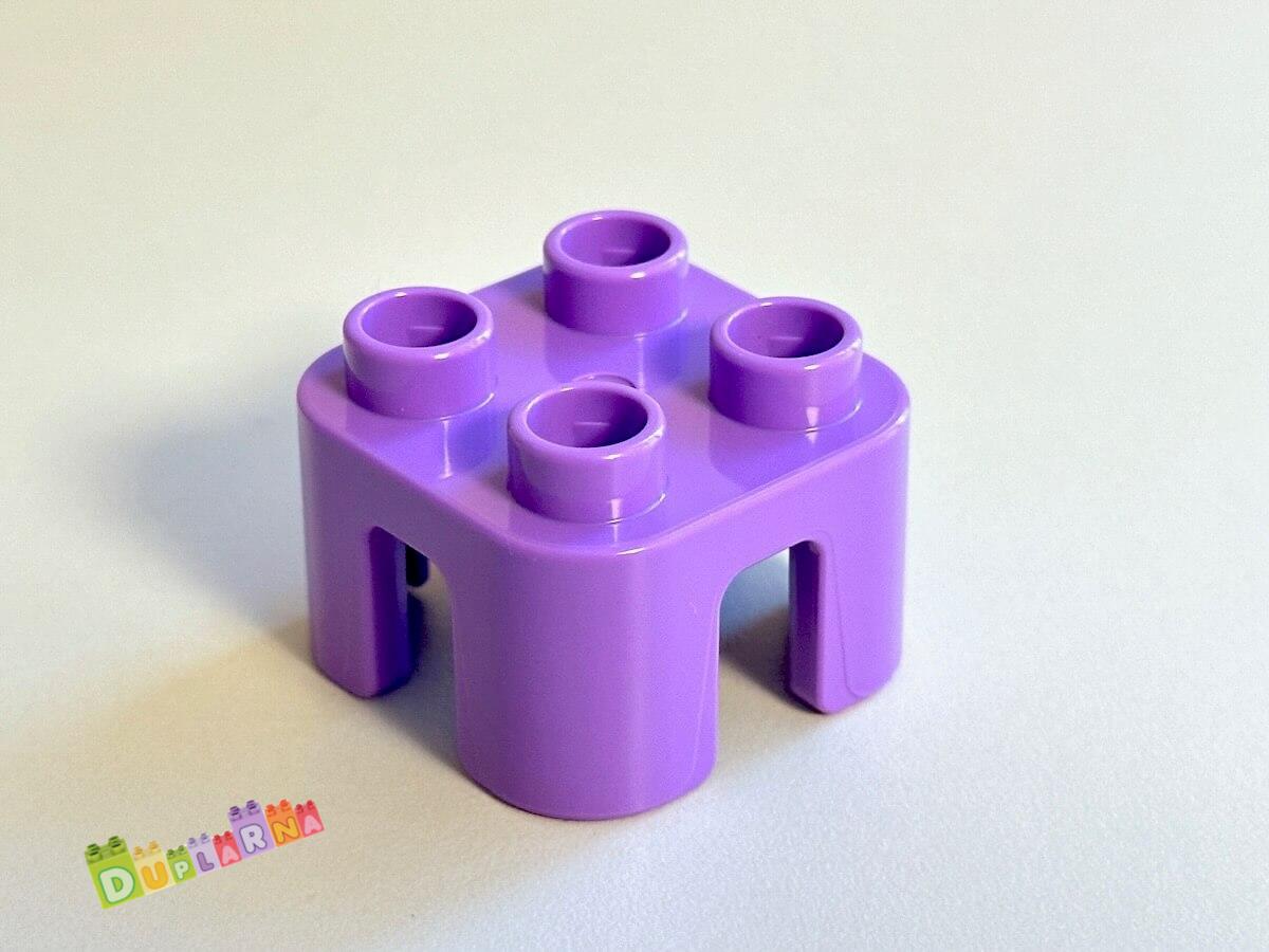 Lego Duplo Židle / stolička / židlička fialová