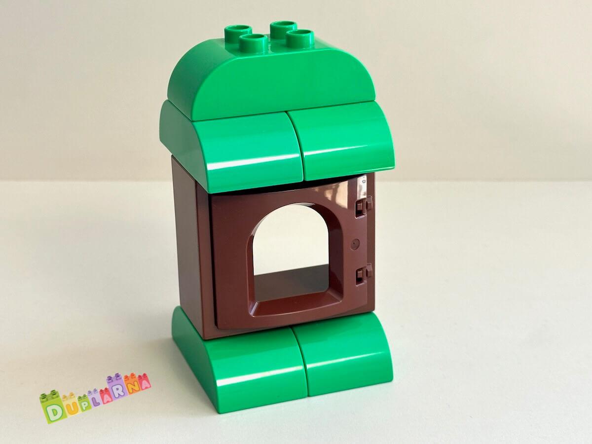 Lego Duplo okno hnědé - strom