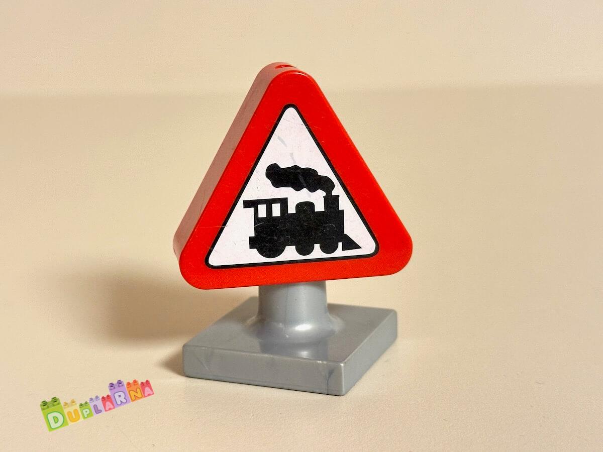Lego Duplo Dopravní značka - Pozor vlak