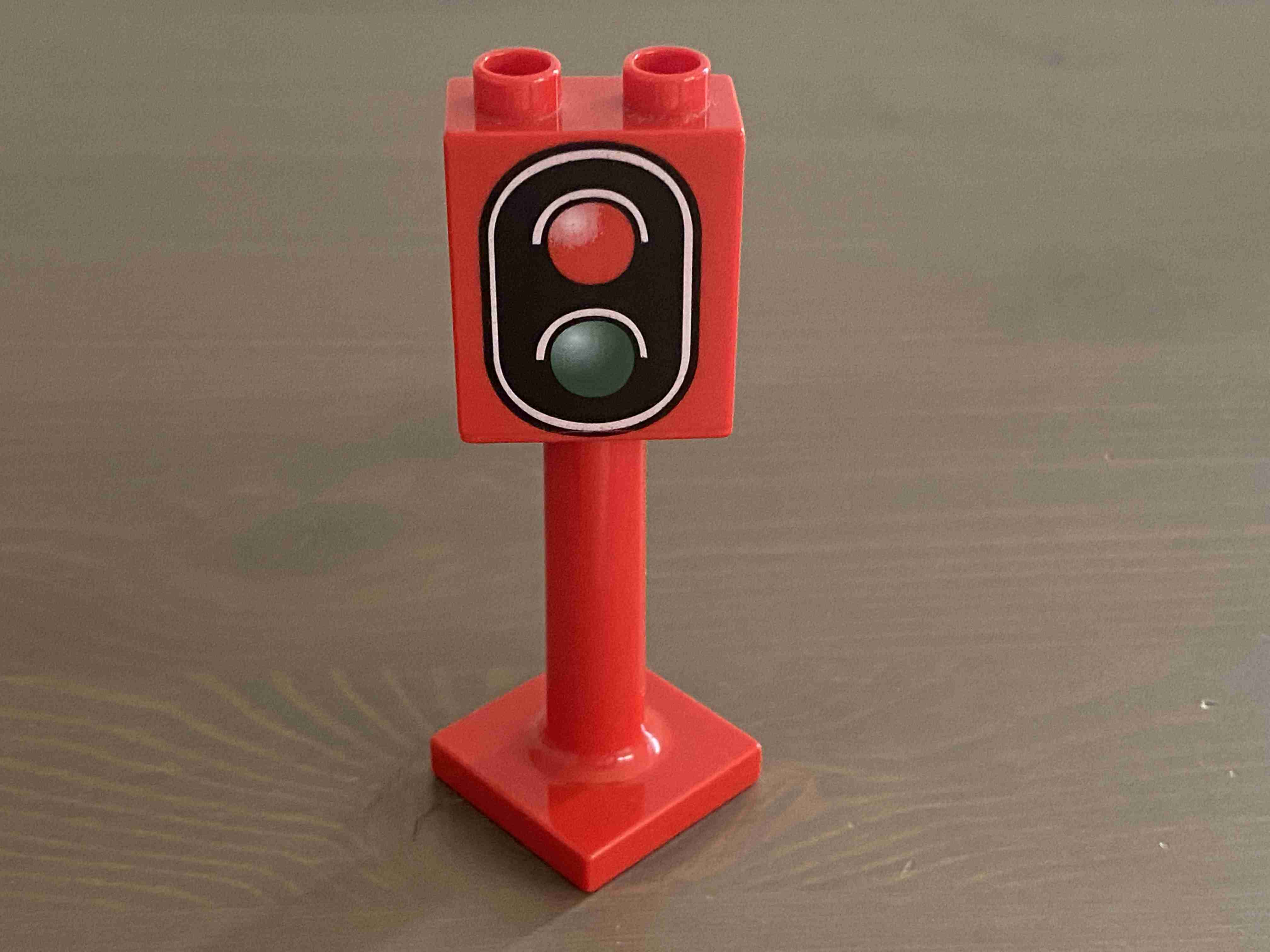 Lego Duplo Dopravní značka - Semafor pro vlak