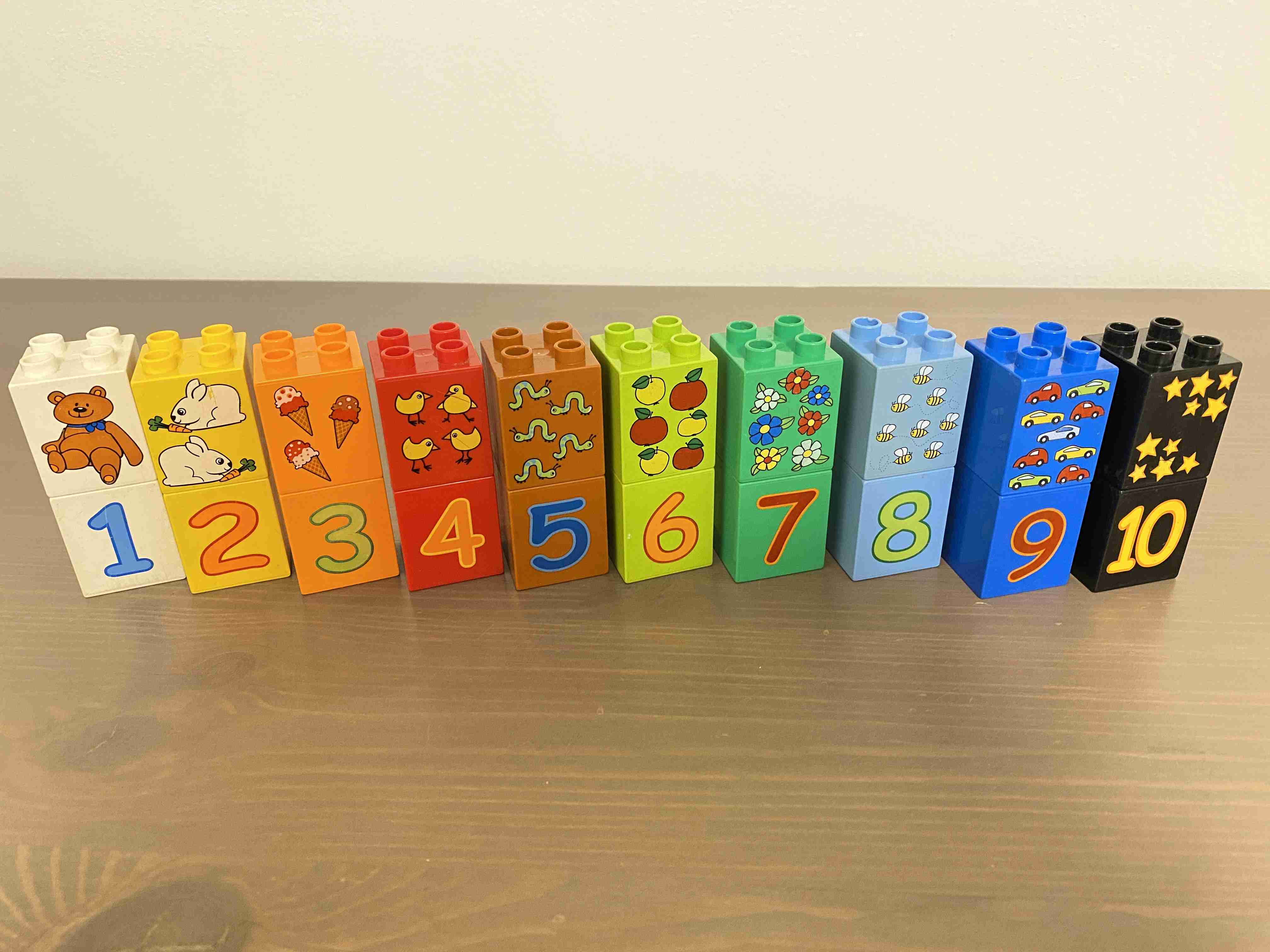 Lego Duplo čísla - hra s čísly