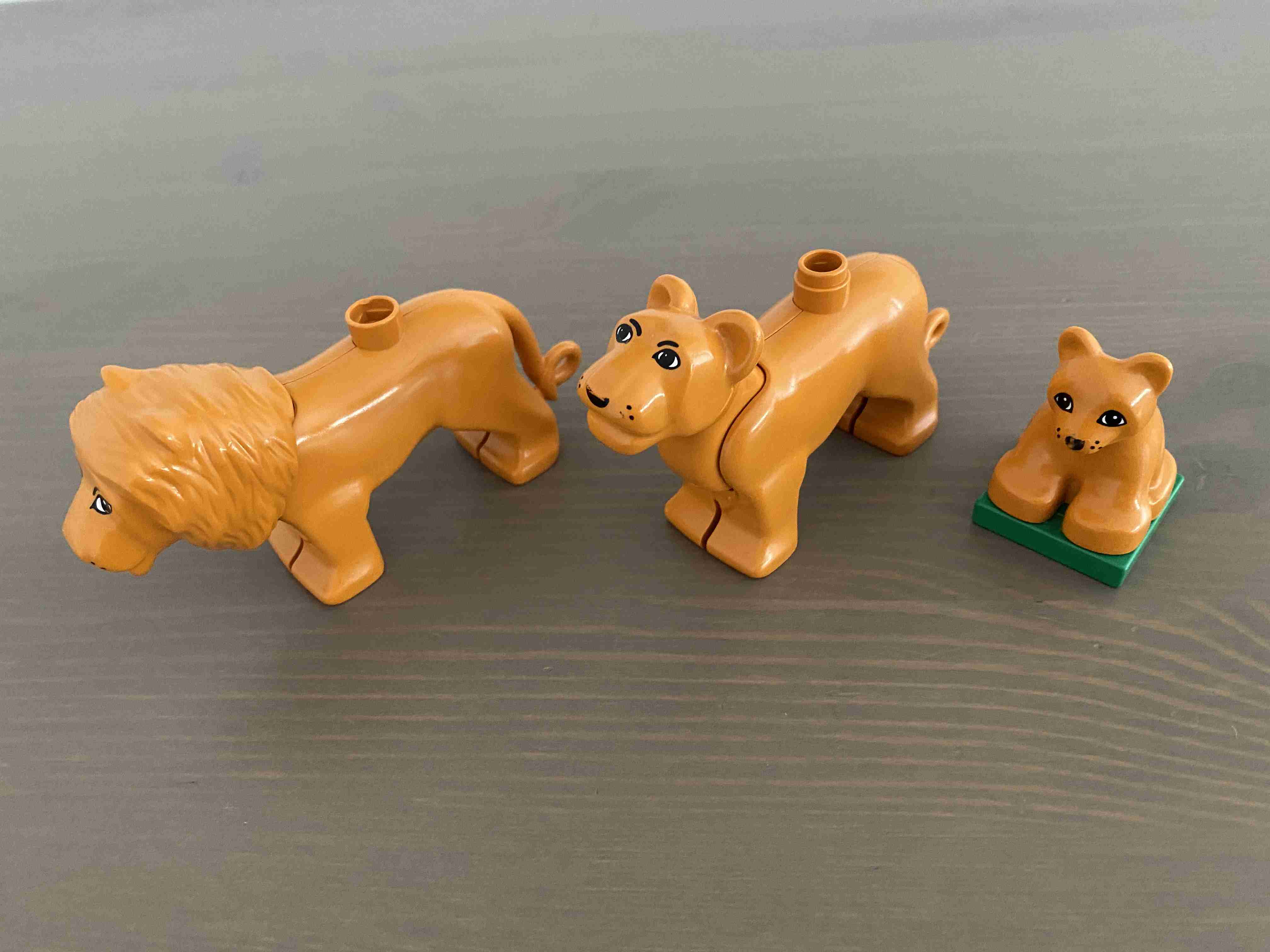 Lego Duplo Lví rodinka (Lev, Lvice, Lvíče)