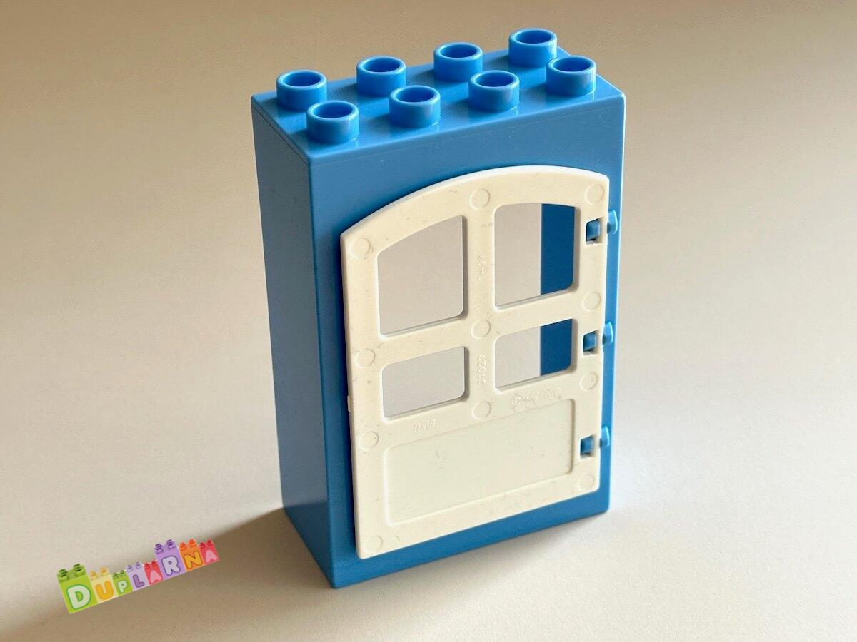 Lego Duplo dveře světle modré