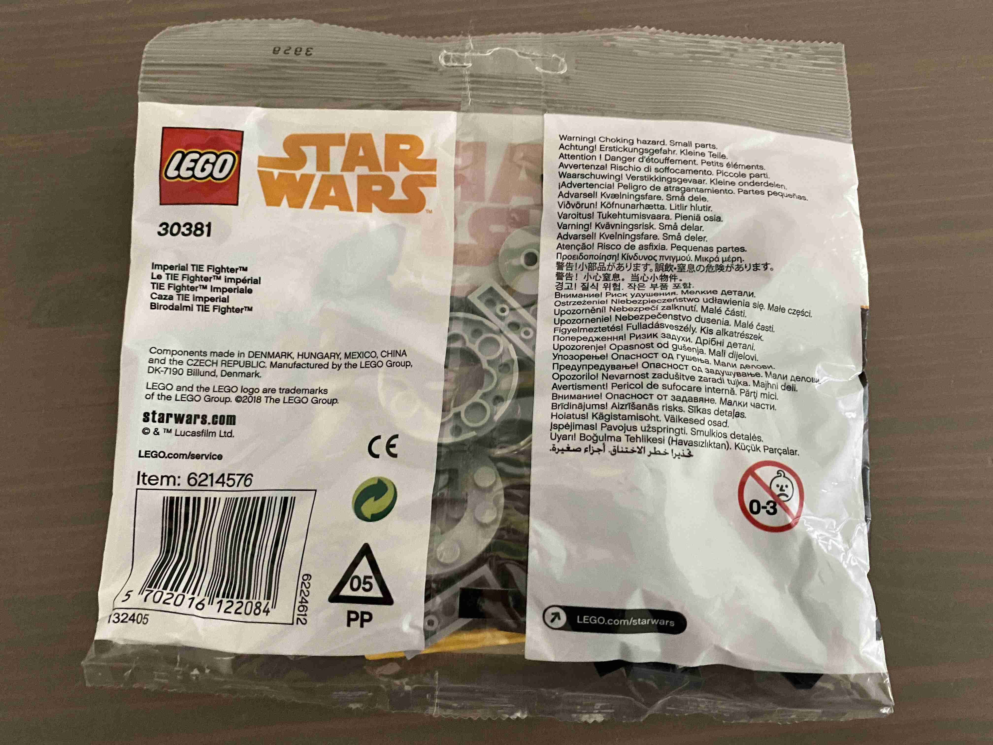 Lego Star Wars 30381 - Stíhačka impéria