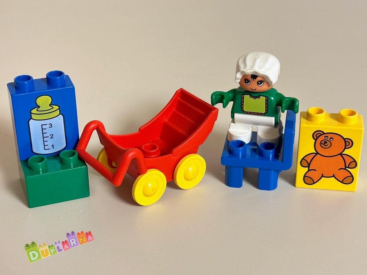 Lego Duplo 1406 - Krmení dítěte ( miminko + kočárek )