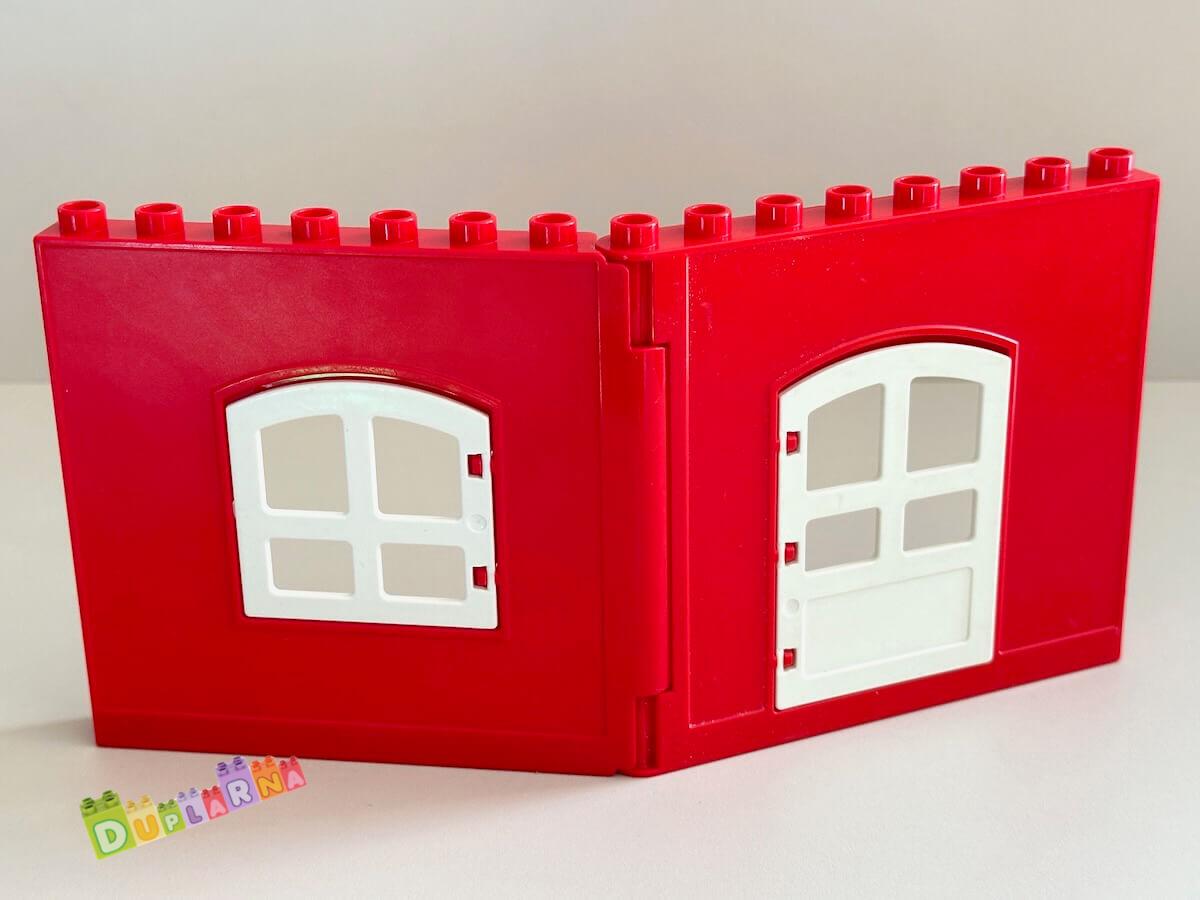 Lego Duplo - Stěna domu červená