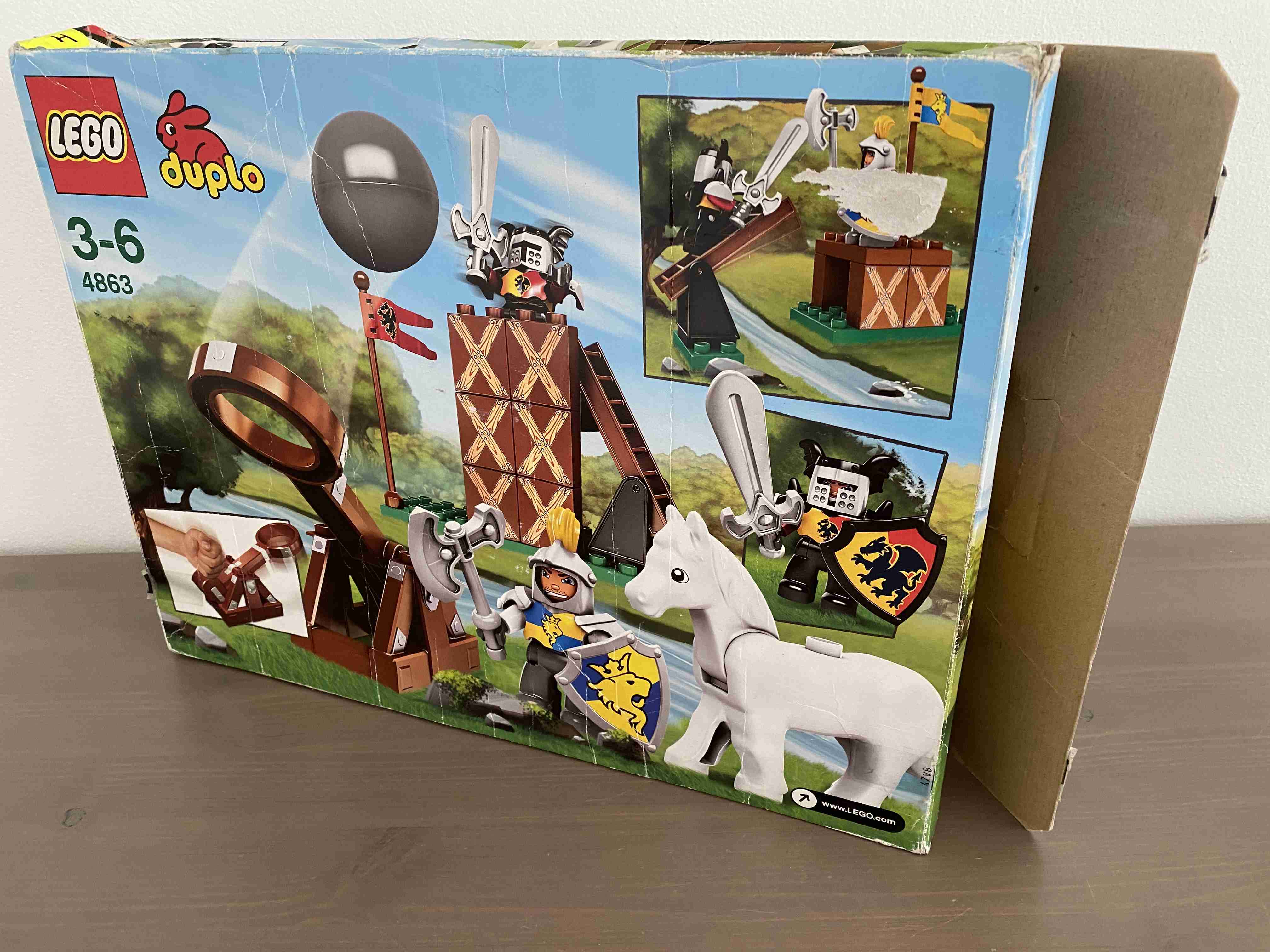 Lego Duplo 4863 - Strážní věž a katapult - Hrad - Rytíři