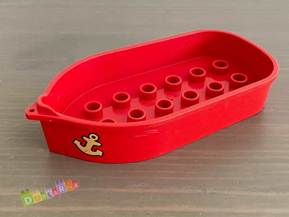 Lego Duplo - Loď, Loďka červená