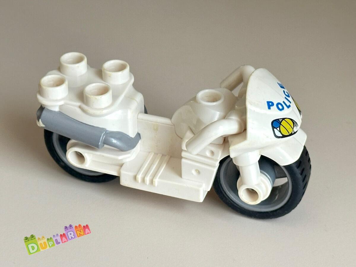 Lego Duplo - Motorka bílá policie