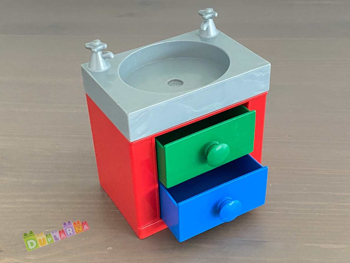 Lego Duplo Dolls skřínka s dřezem