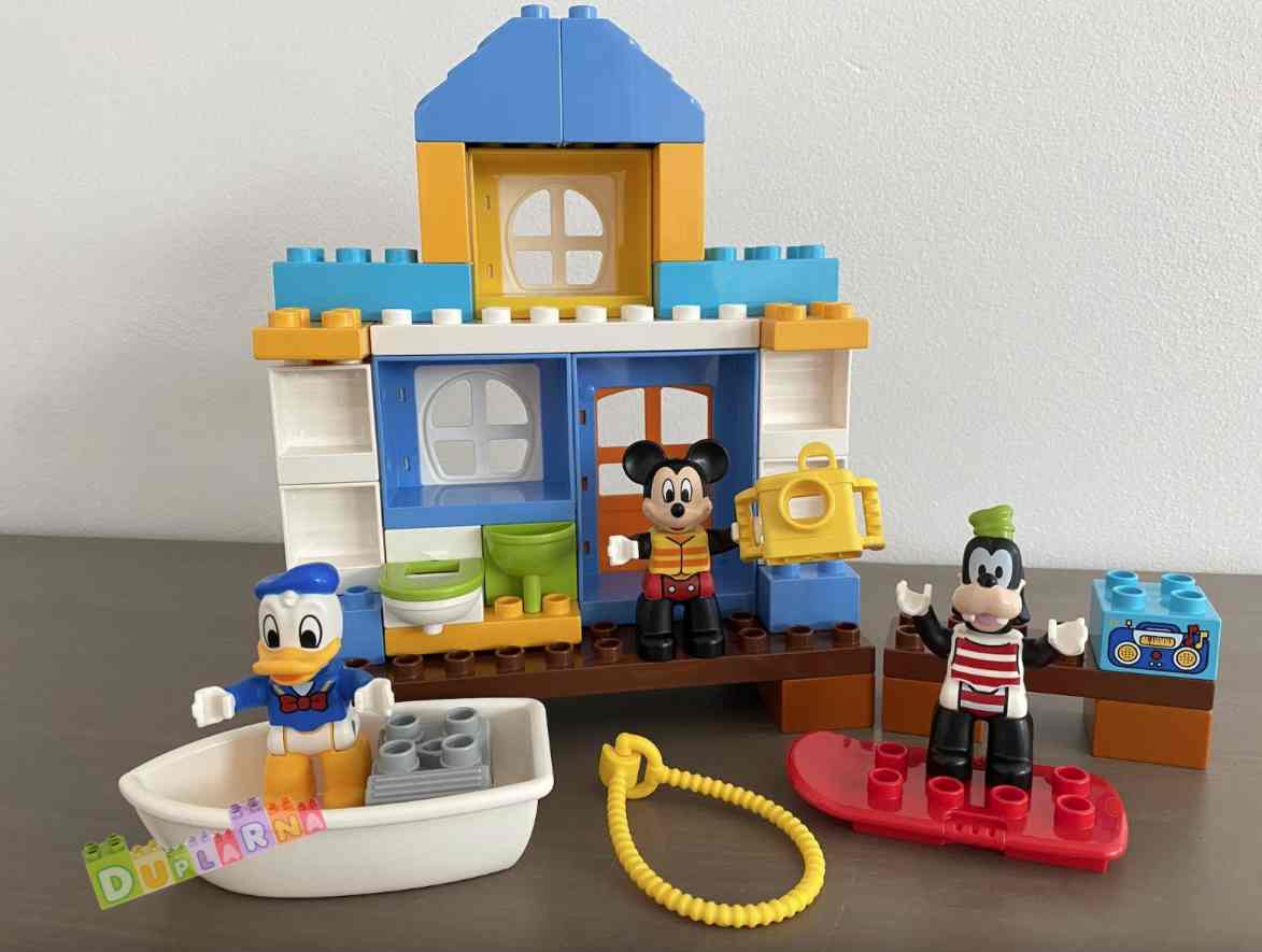Lego Duplo 10827 - Mickeyho plážový dům / Loďka