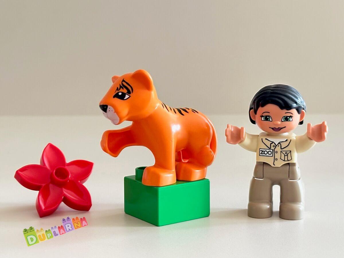 Lego Duplo 5632 - Tygr / Zoo ošetřovatelka a Tygřík