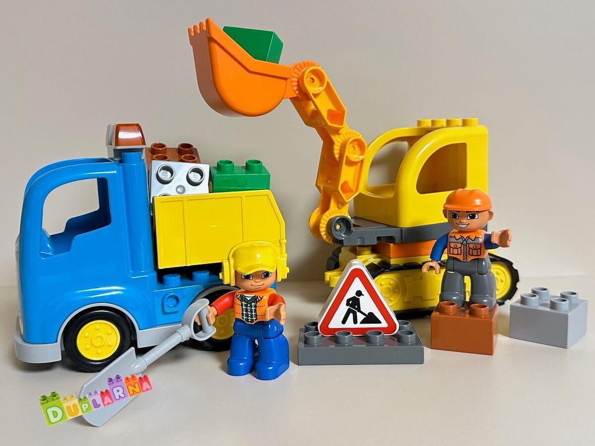 Lego Duplo Stavba - 10812 pásový bagr a náklaďák