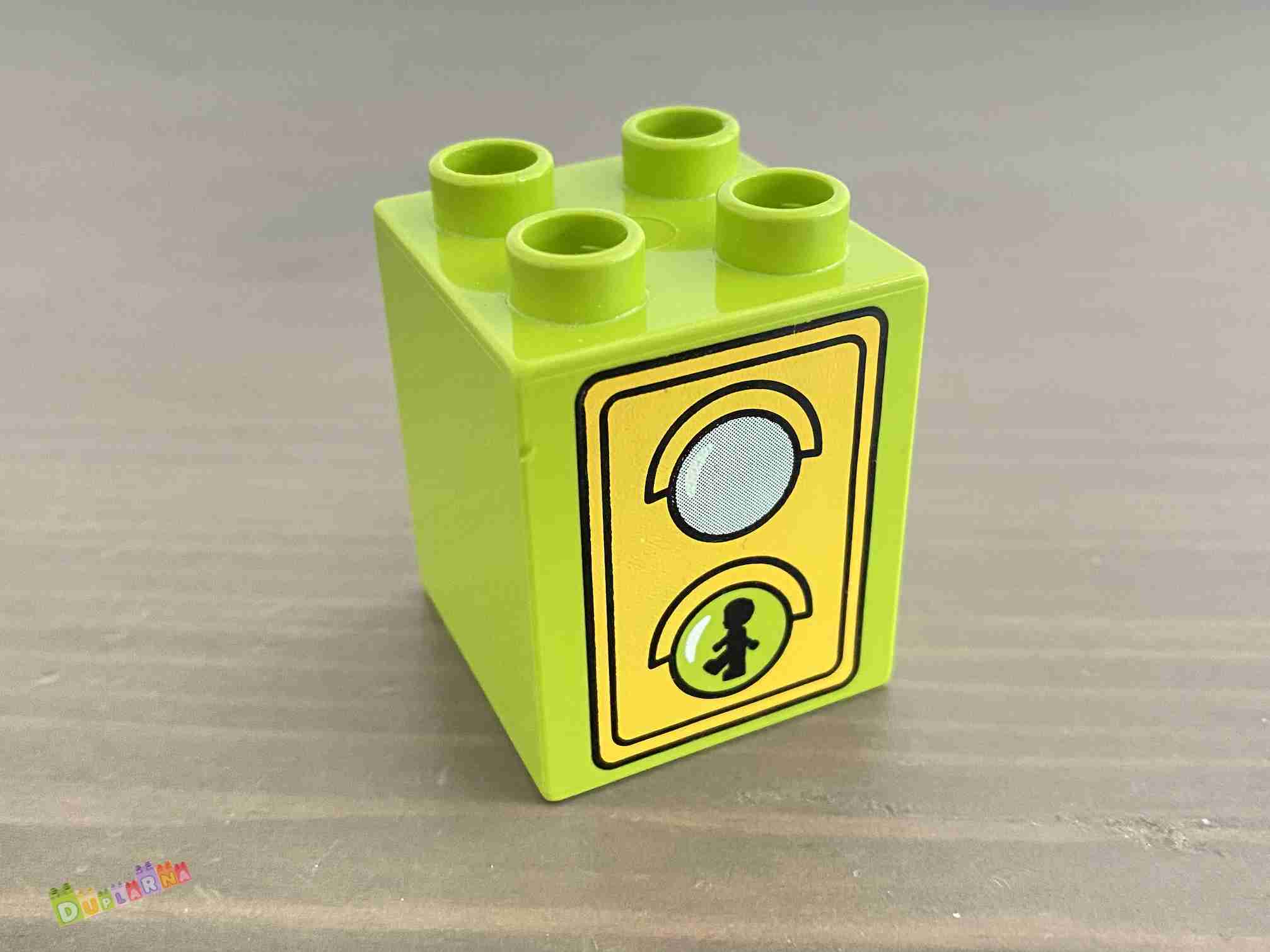 Lego Duplo - Kostka s potiskem - semafor
