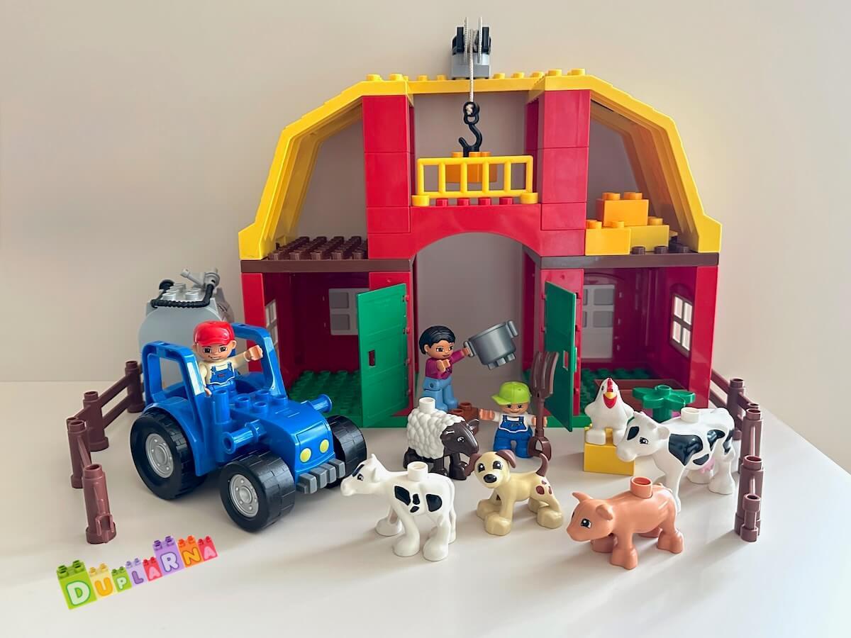 Lego Duplo 5649 - Velká farma, traktor, zvířata