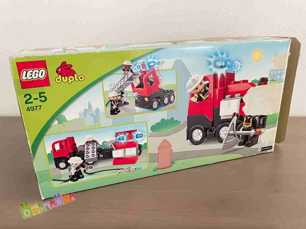 Lego Duplo 4977 - Hasiči - Hasičské auto