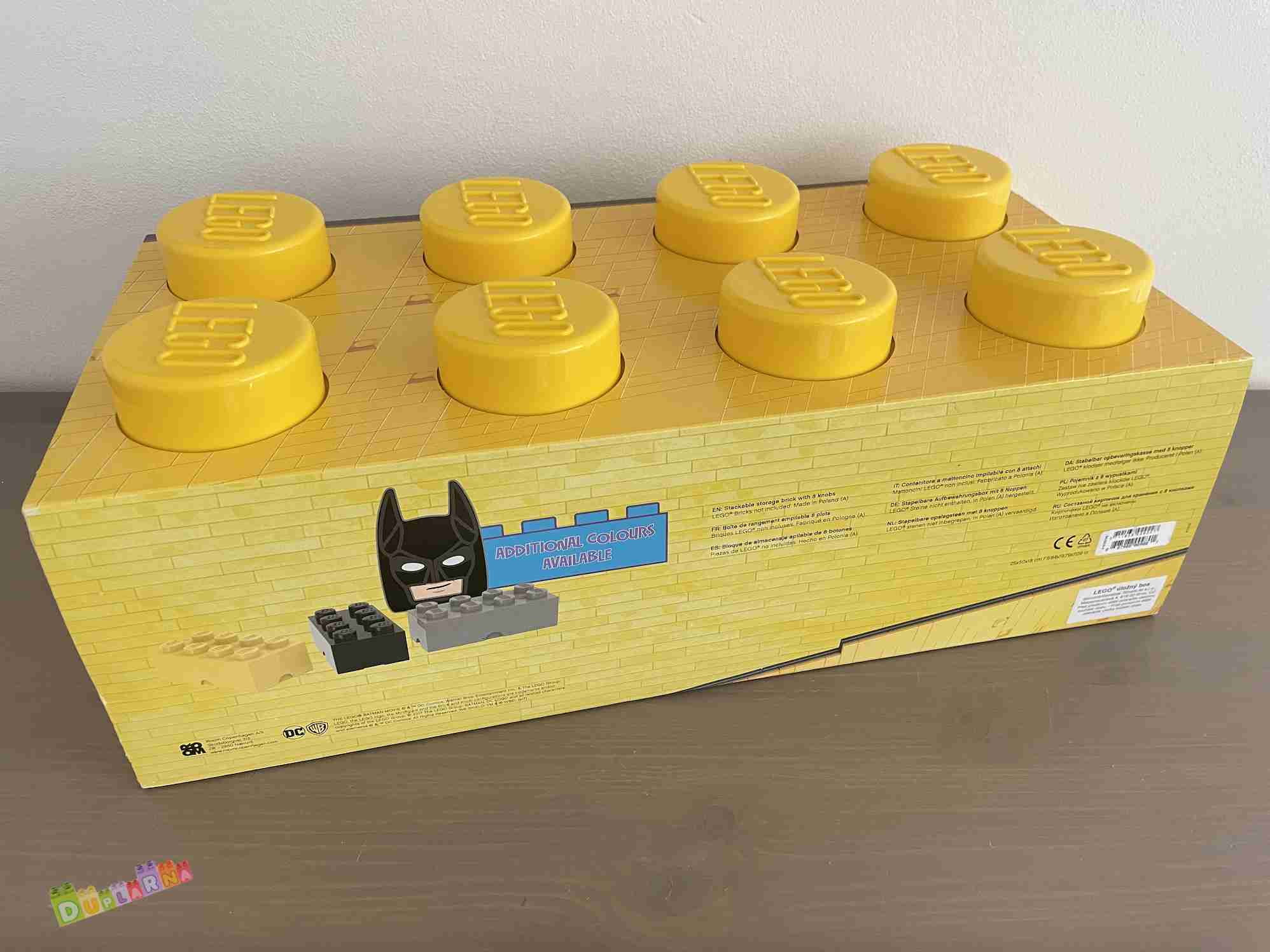 Lego úložný BOX žlutý - Batman