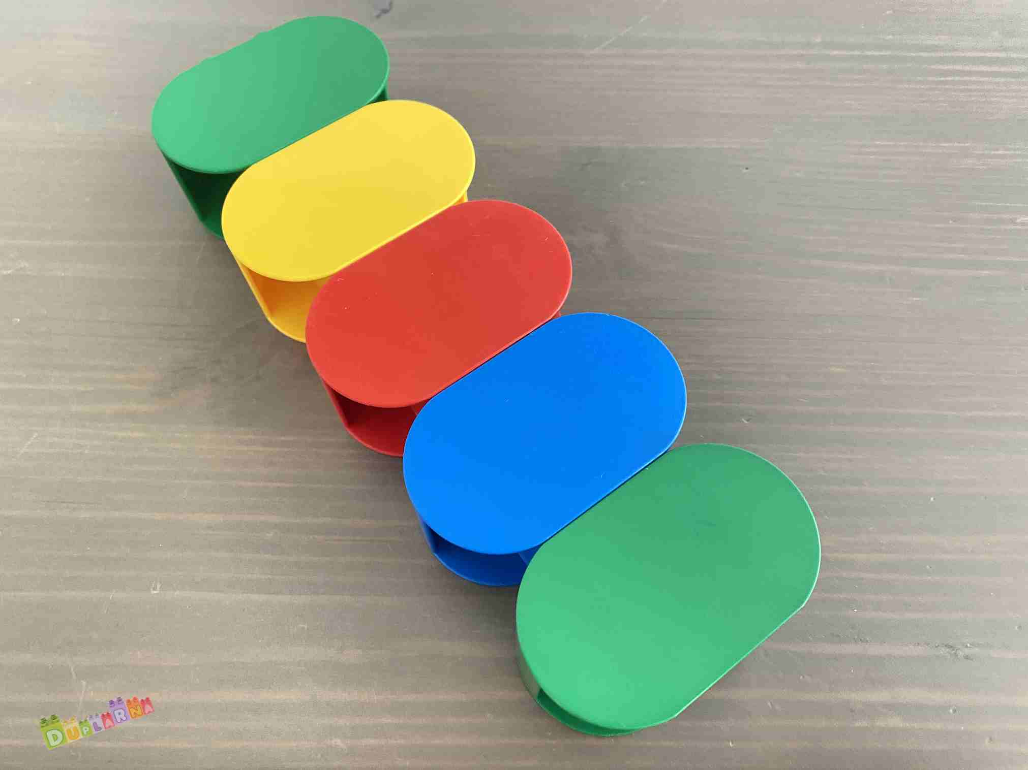 Lego Duplo - Kostka kulatá 2x4x2