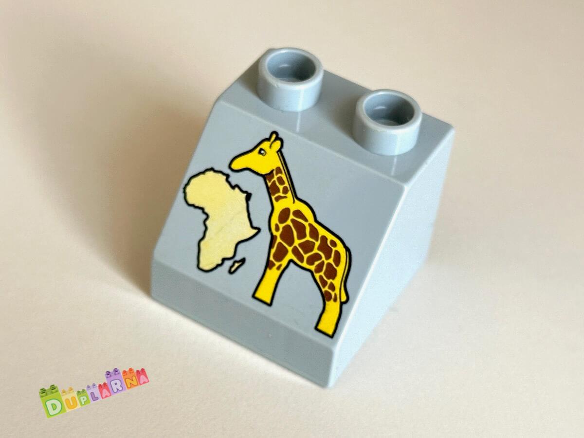 Lego Duplo - Kostka s potiskem - žirafa