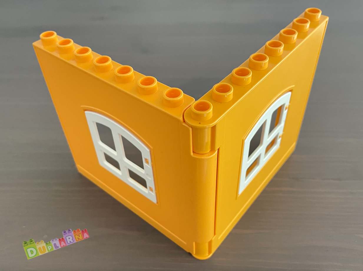 Lego Duplo - Stěna domu světle oranžová