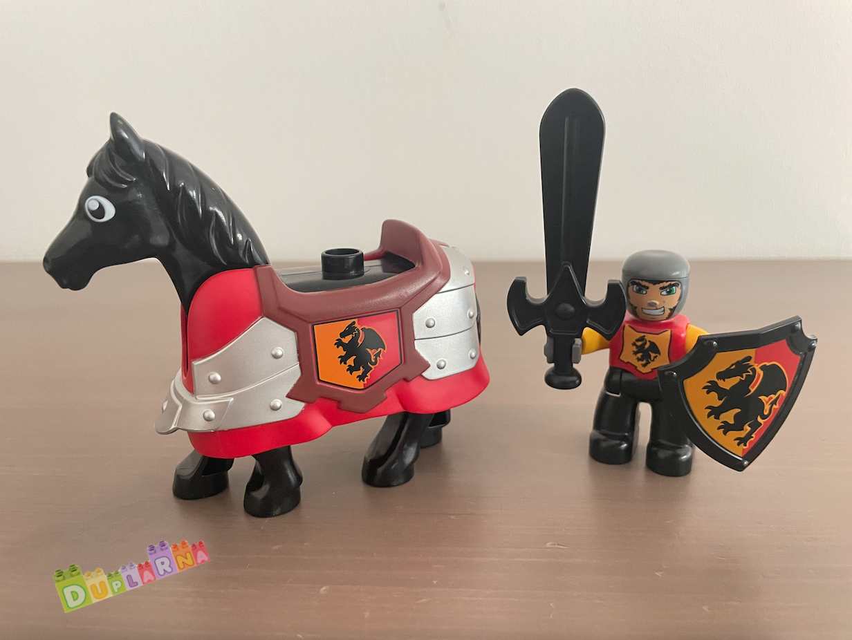 Lego Duplo Rytíř na koni