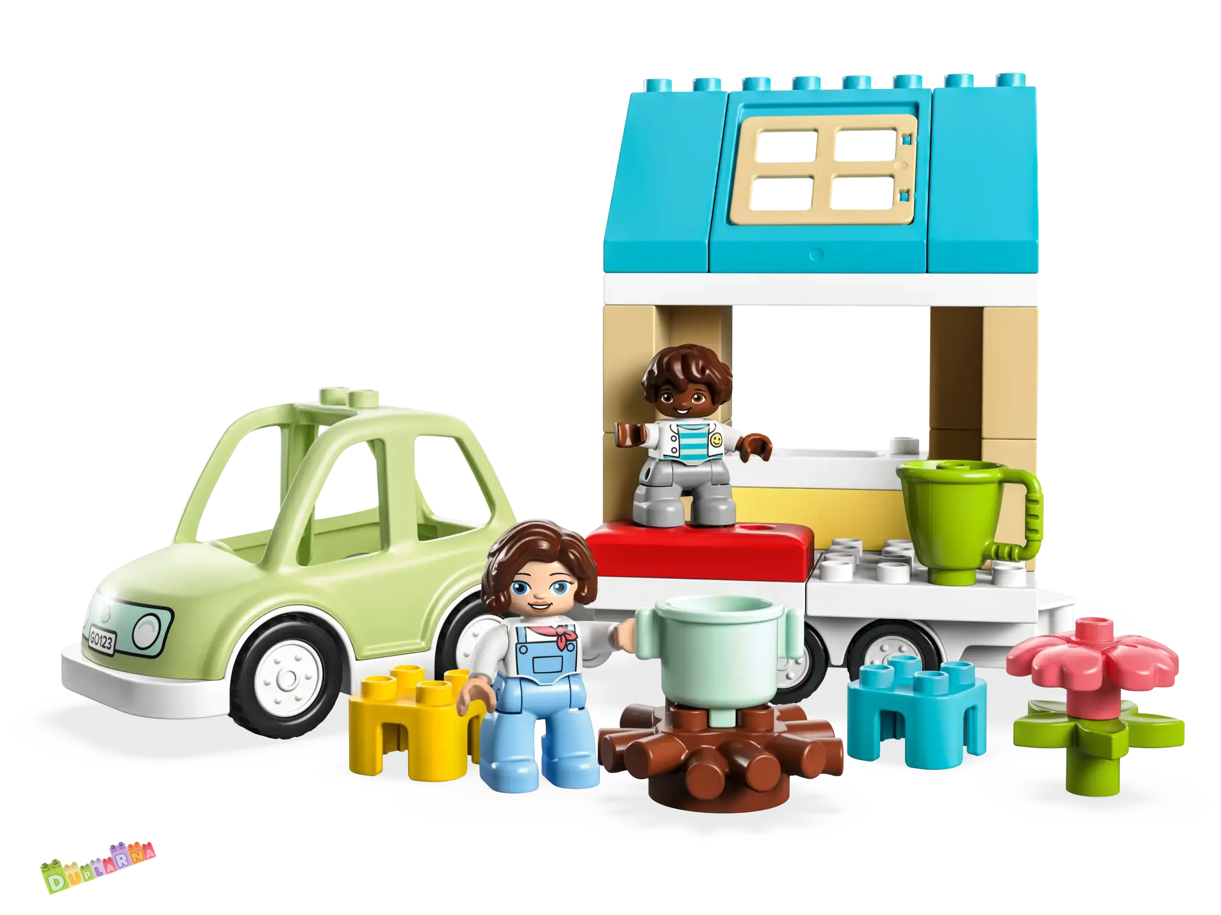 Lego Duplo 10986 - Pojízdný rodinný dům / karavan