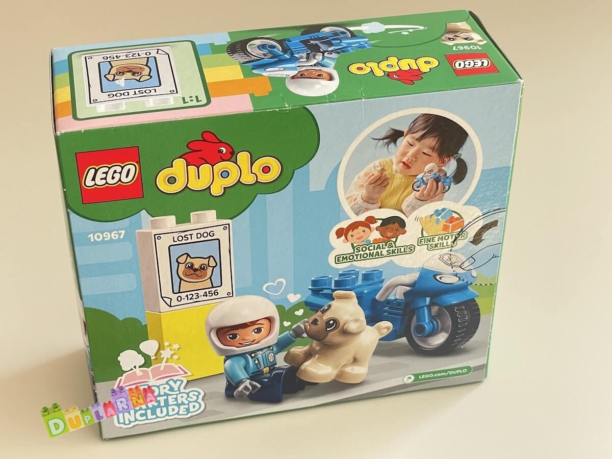 Lego Duplo 10967 - Policejní motorka 