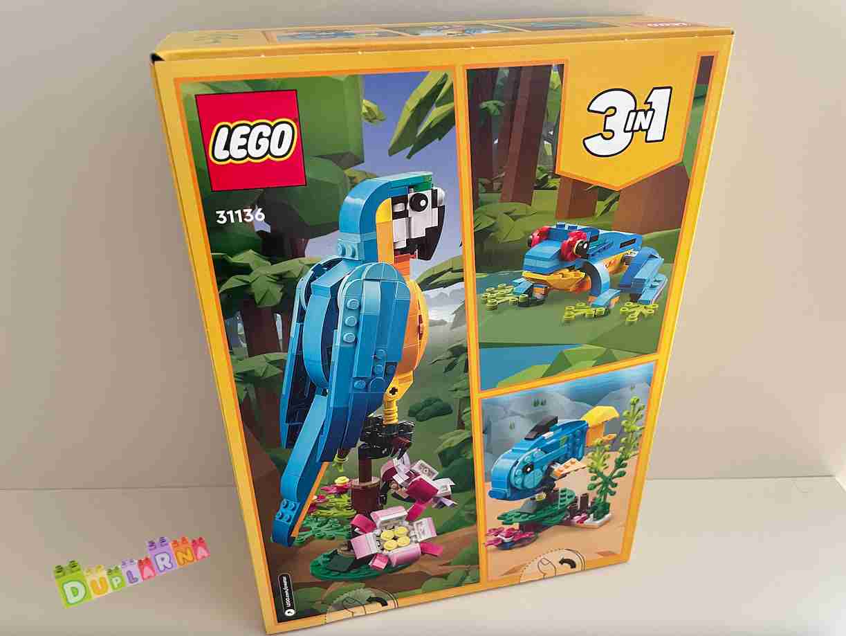 Lego Creator 31136 - Exotický papoušek 3v1