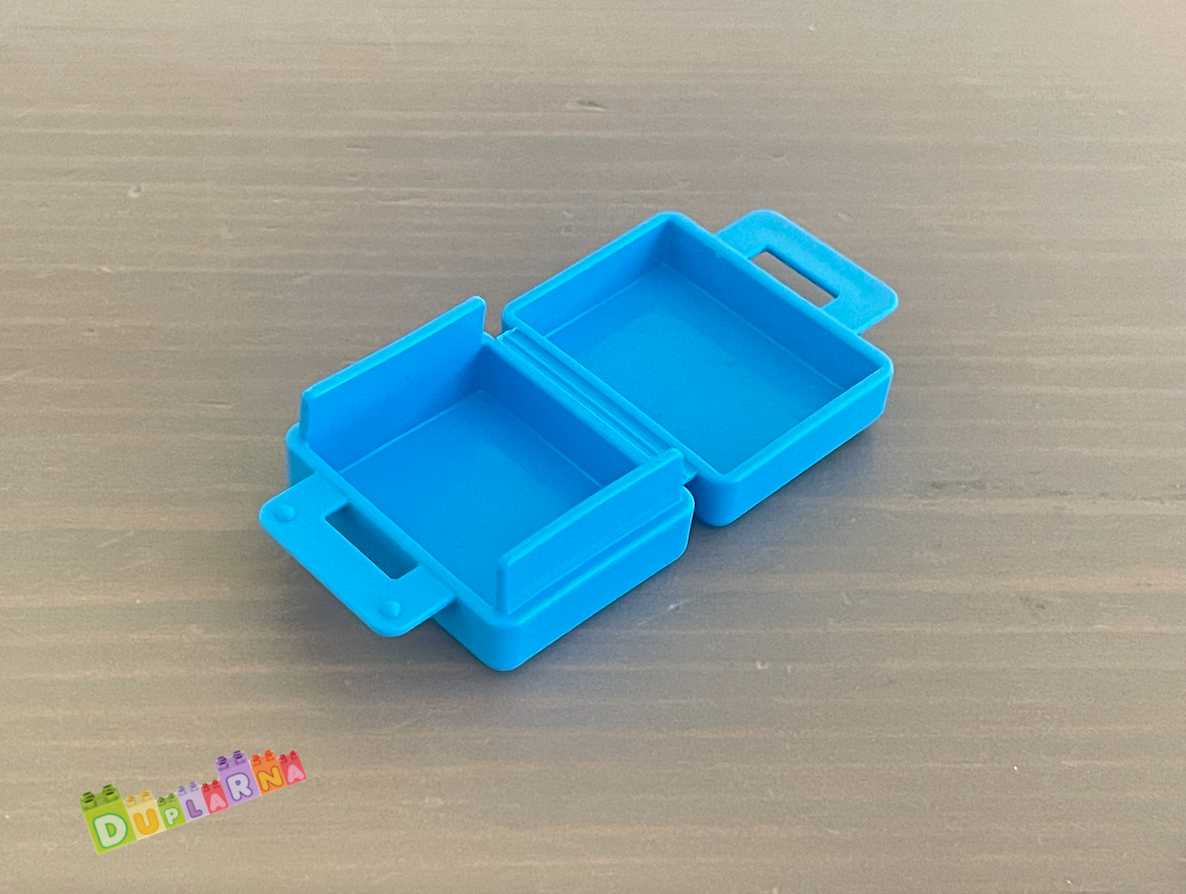 Lego Duplo Kufr / Kufřík modrý - tyrkysový